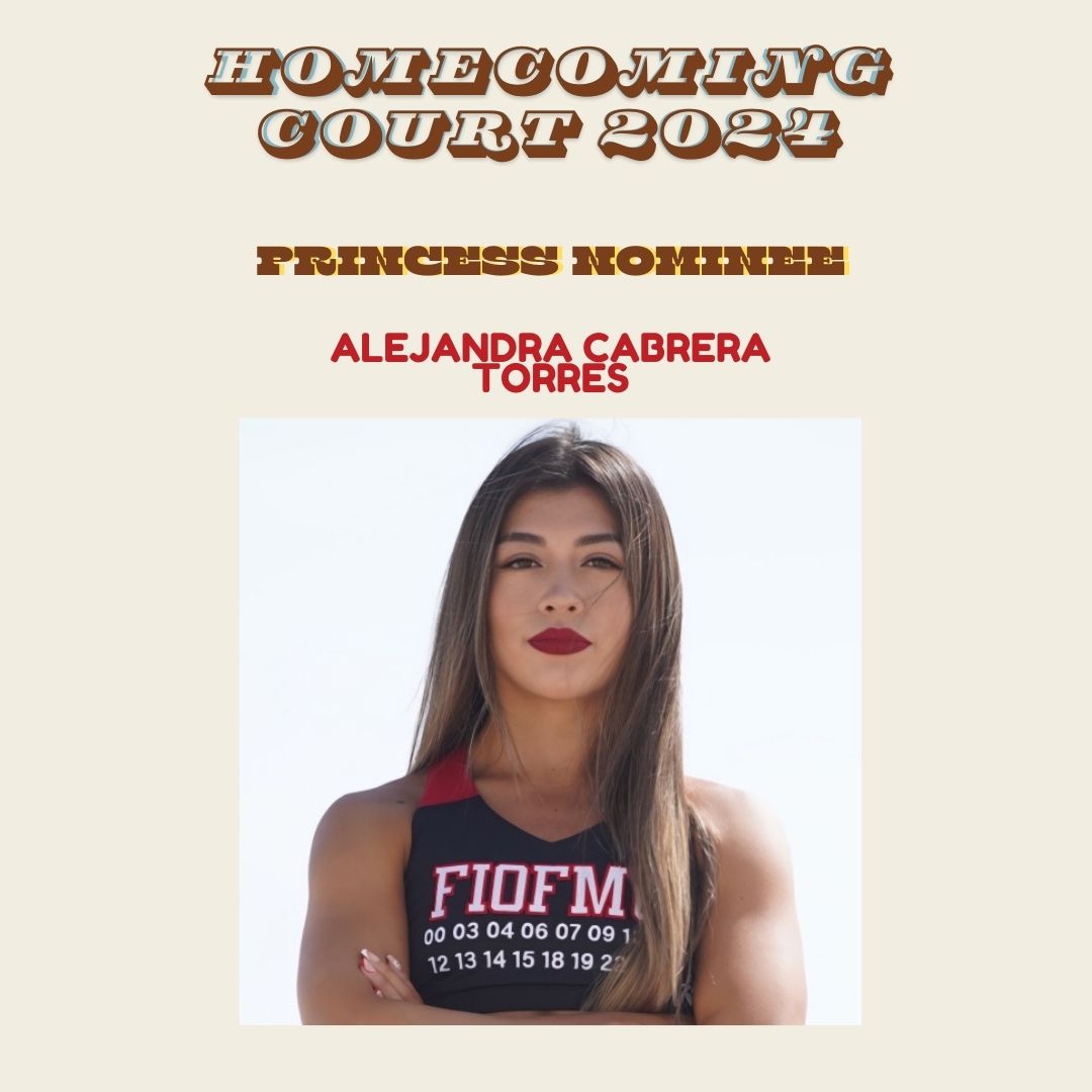 image of Homecoming Court Princess Nominee Alejandra Torres